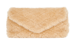 Sade Clutch, Shearling, Beige, PMR655, 4*